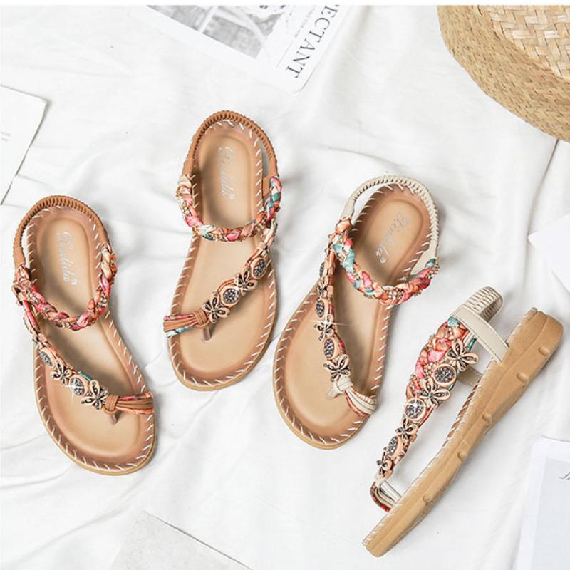 Módní sandály Pohodlná dámská obuv Protiskluzová obuv pro volný čas