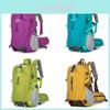 Outdoor Hiking Backpack With Waterproof Nylon And Breathable Design For Men And Women