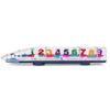 Universal Transparent Electric Toy Set: Racing Car, Train & Helicopter with Lights & Music for Children's Birthday Gift