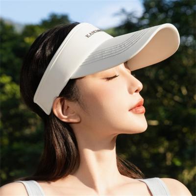 Hat Women'S Summer Empty Top Hat Versatile Sunscreen Sunshade Hat Outdoor Running Headless Duck Tongue Baseball Hat