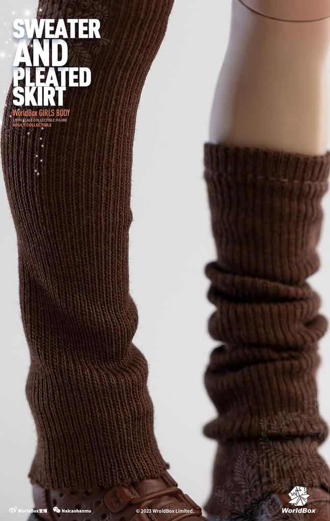 [TOYBARJAPAN] 16 Figure AccessoriesCompatible with TBLeague and Other Figures Worldbox CA010 Winter Bishoujo Skirt Stockings and Sneakers Set (body