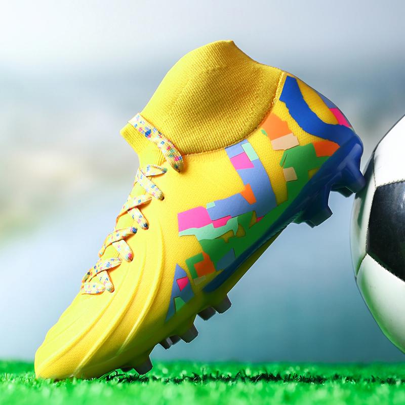 Professional Original Football Shoes Men Society Cleats Fast Soccer Shoes Grass Training Football Field Boots Ultralight Sneaker