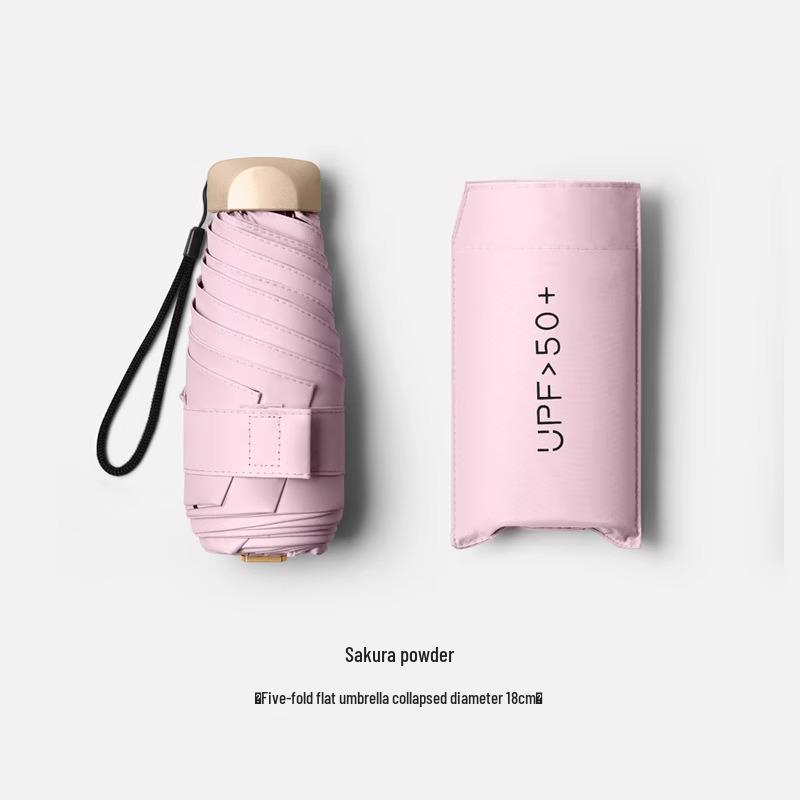 

Женский ультралегкий карманный зонт с защитой от УФ-лучей: Мини, Портативный, Двойного назначения для солнца и дождя