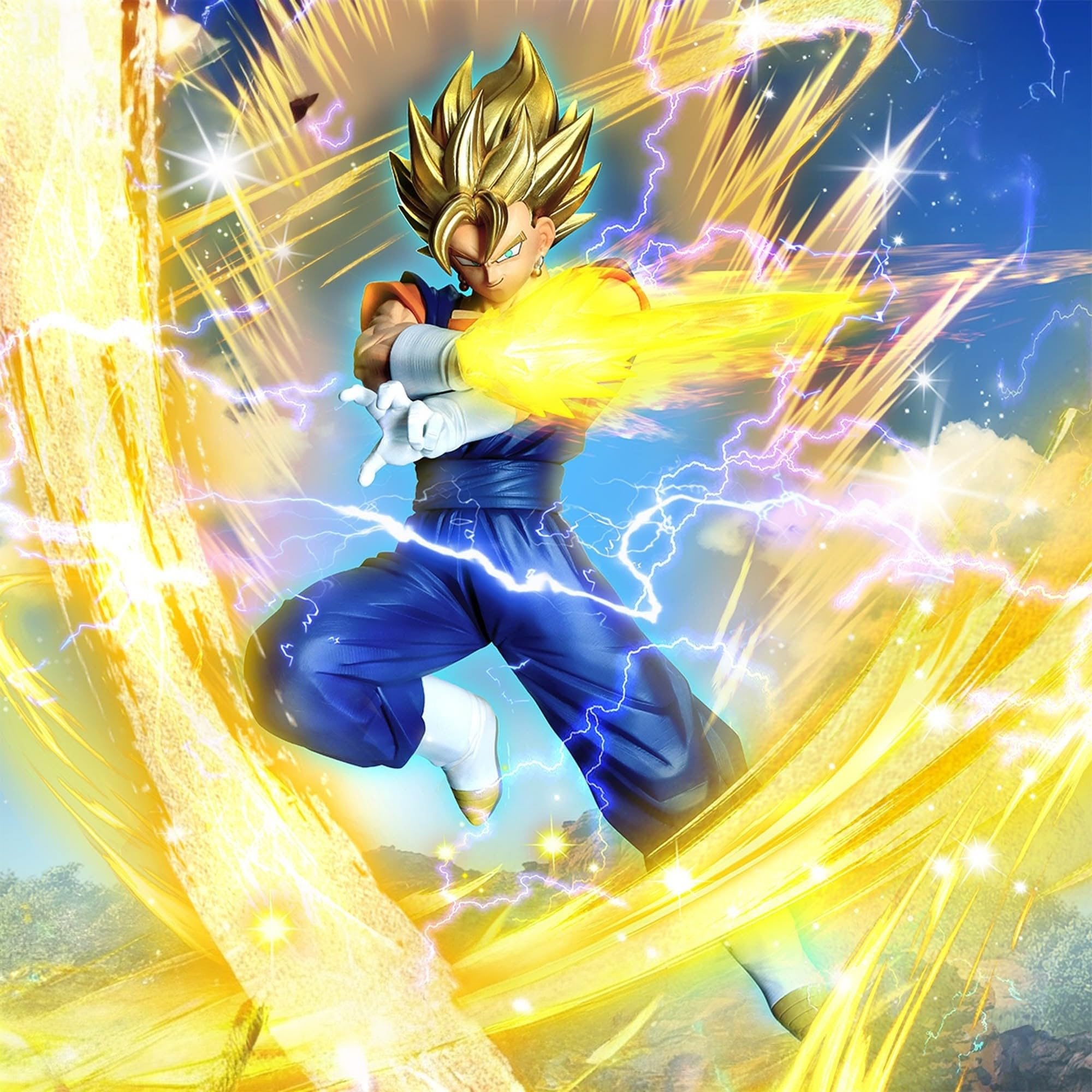 

Dragon Ball Z Super Vegito Figure DOKKAN BATTLE 10TH ANNIVERSARY FIGURE Size: Approx. 19cm