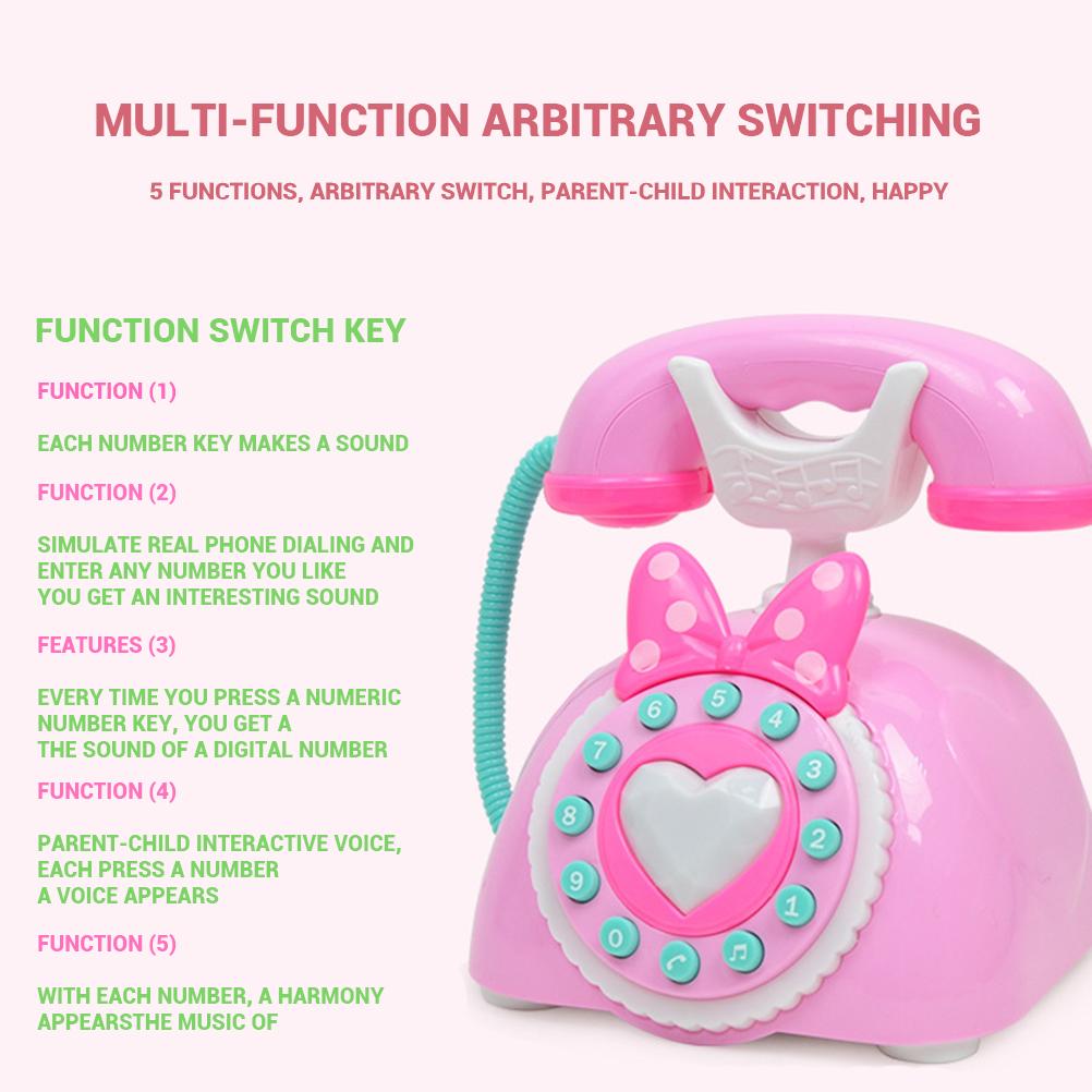 Lernende Bildung Kinder Telefon Spielzeug Smartphone Mit Licht Musik Kinderspielzeug Telefon Rollenspiel Spielzeug