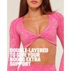 Gymshark Adapt Animal X Whitney Long Sleeve Crop Top Electric Pink    Sorbet Yellow b5c9X Kdh4