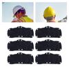 6PCS Soft Hard Hat Sweatband Snap Anti-dirty Helmets Sweat Pads Helmet Sweat Band  Summer