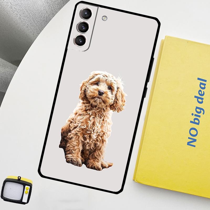 Cute Cockapoo Dog Phone Case For Samsung Galaxy S25 S26 Ultra S21 S22 S23 S24 Ultra S10 S20 Plus S25 FE Cover