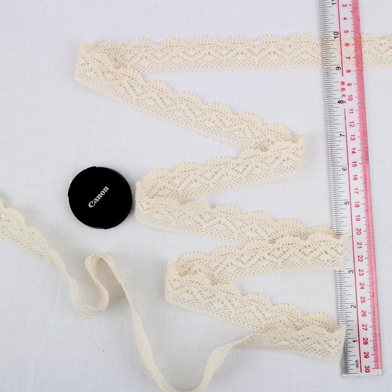 Korean Version Cotton Thread Flower Trim Accessories Fabric Clothing Curtain Strap Material Decorative Book White
