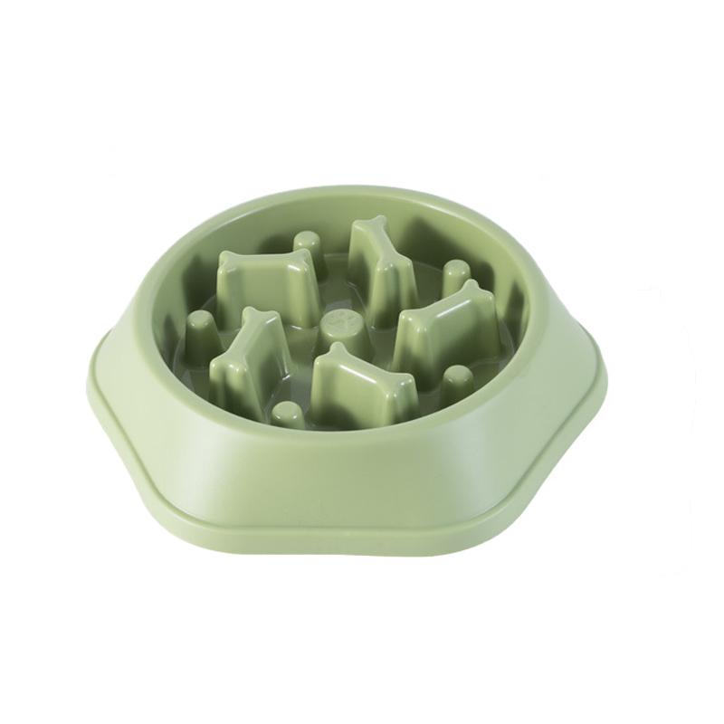 Pet Slow Food Bowl Cat/Dog Large Capacity Food Bowl To Relieve Anxiety, Anti-Choking, Non-Slip and Anti-Overturning Colored Bowl