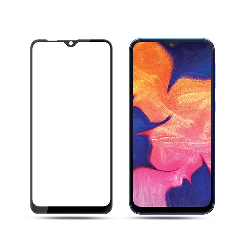 

AMORUS 3D Curved Arc Edge Full Glue Tempered Glass Screen Protective Film for Samsung Galaxy A10 Type A