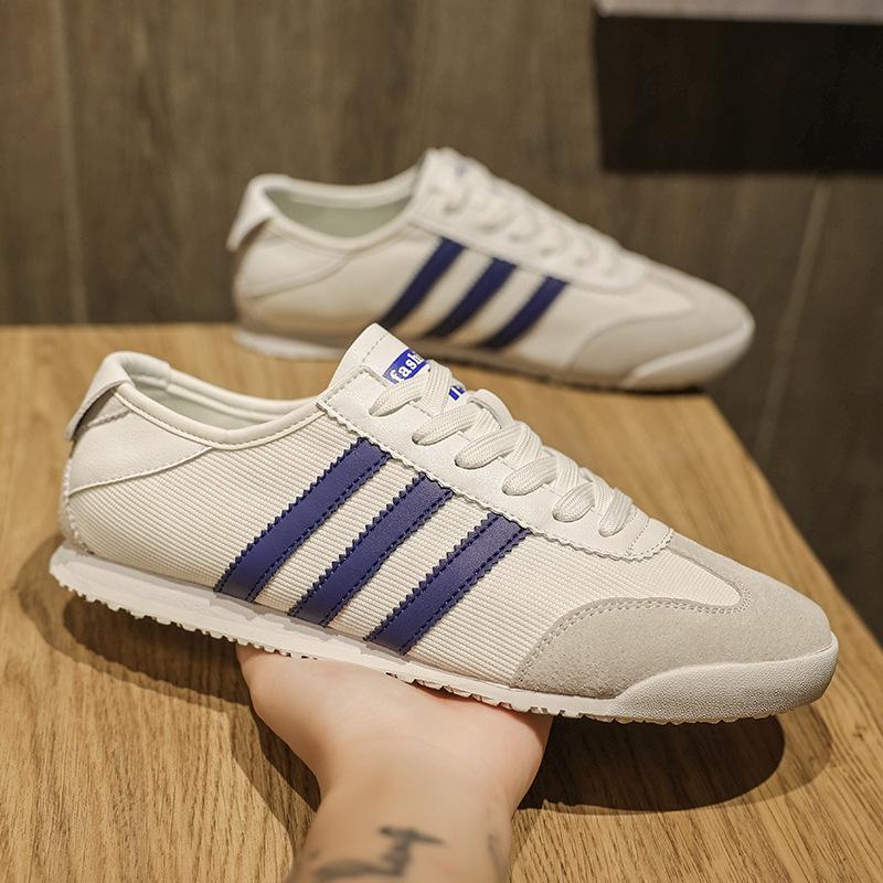 Męskie sneakersy płócienne retro oddychające Forrest Gump - Wiosenne miękkie podeszwy, casualowe buty sportowe