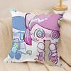Cute P-Pepoyo Artist Producer Cushion Cover Silky Short Plush Invisible Zipper Dustproof Sofa Pillow Case For Home Decor