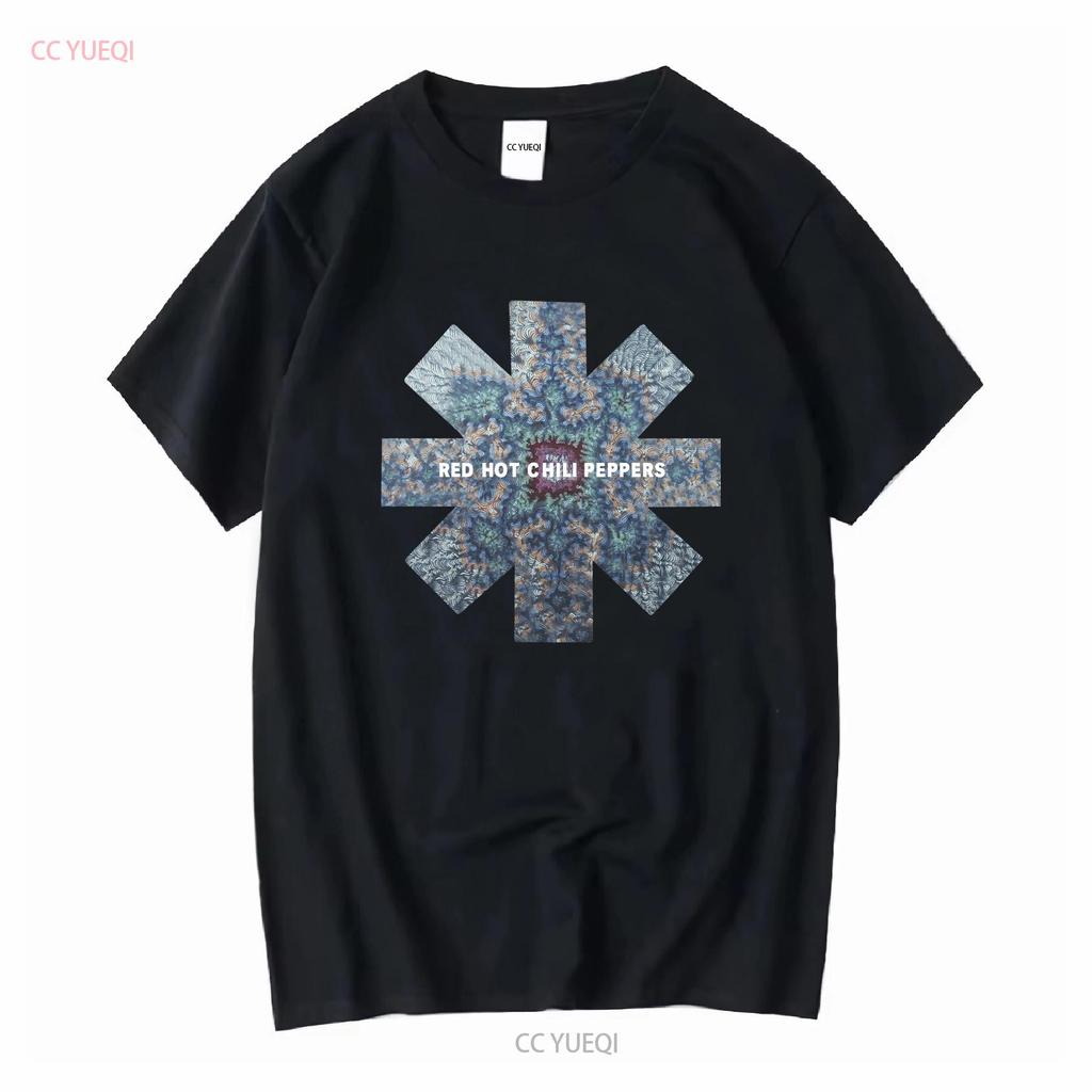 Red Hot Chili Pepper Kaleidoscope White T Shirt long or short sleeves vintage Washed graphic Versatile Soft Casual