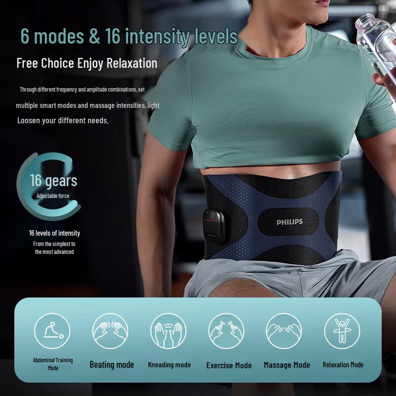 Philips Wireless EMS Waist & Abdomen Massager CN plug (adapter included)