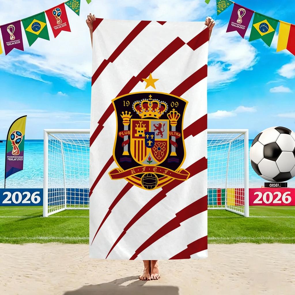 World Cup Beach Towels, Us-Canada-Mexico Football Team Microfiber Quick-Drying Absorbent Bath Towels, Sports Towels