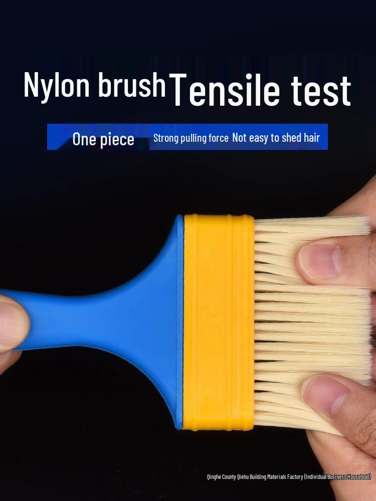 Nylon Bristle Brush for Painting, Coating, Glue, and Industrial Cleaning