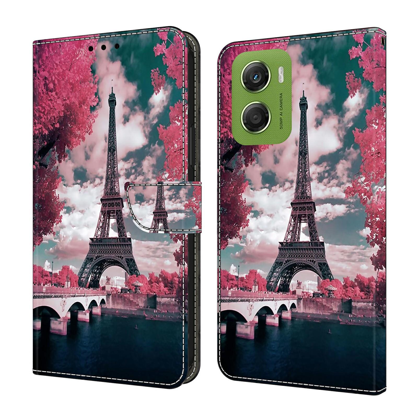 

For Motorola Moto G06 4G Wallet Case Pattern Printing Stand Leather Flip Phone Cover
