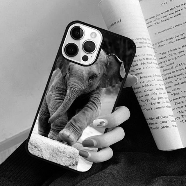 ADORABLE BABY ELEPHANT Phone Case Back Cover for iPhone 16 15 SE2020 14 13 11 12 Pro Max mini XS XR X PlusS Fundas Coque