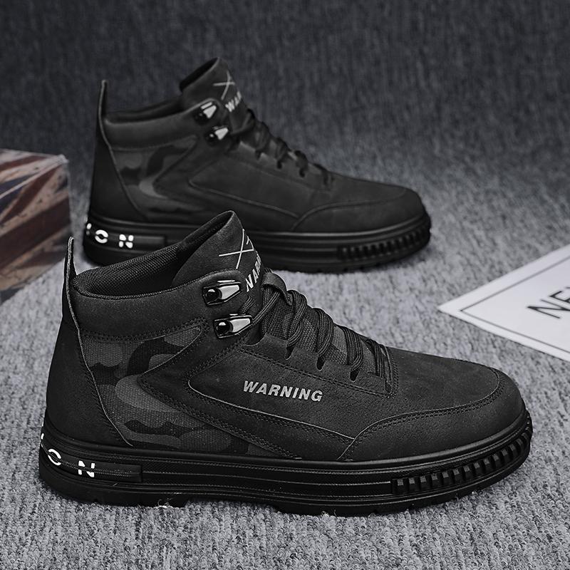 Martin Stiefel Herbst High-Top Retro Kampfstiefel Outdoor Bergsteigen Wüsten Arbeitsschutz