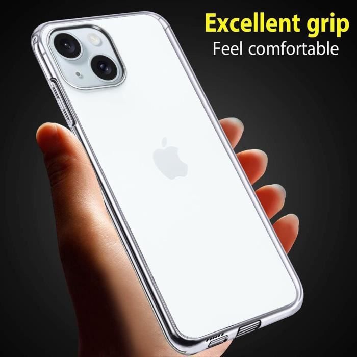 Protective Case - Full Case - iPhone 16 Plus - Shockproof - Transparent - 360°