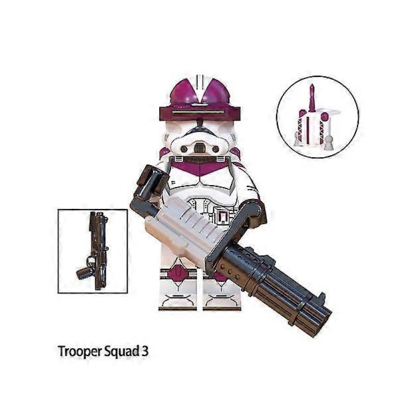 8 Stk. Star Wars Minifiguren Bausteine Spielzeug 4,5 cm Sammlung Klonsoldaten