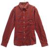 GOLDEN GOOSE DELUXE BRAVO Check Long Sleeve Shirt M Red X Black Men's Used