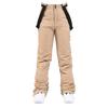 Youth Windproof and Waterproof Removable Elastic Waist Ski Pants, Unisex Winter Thickened Warm Pants
