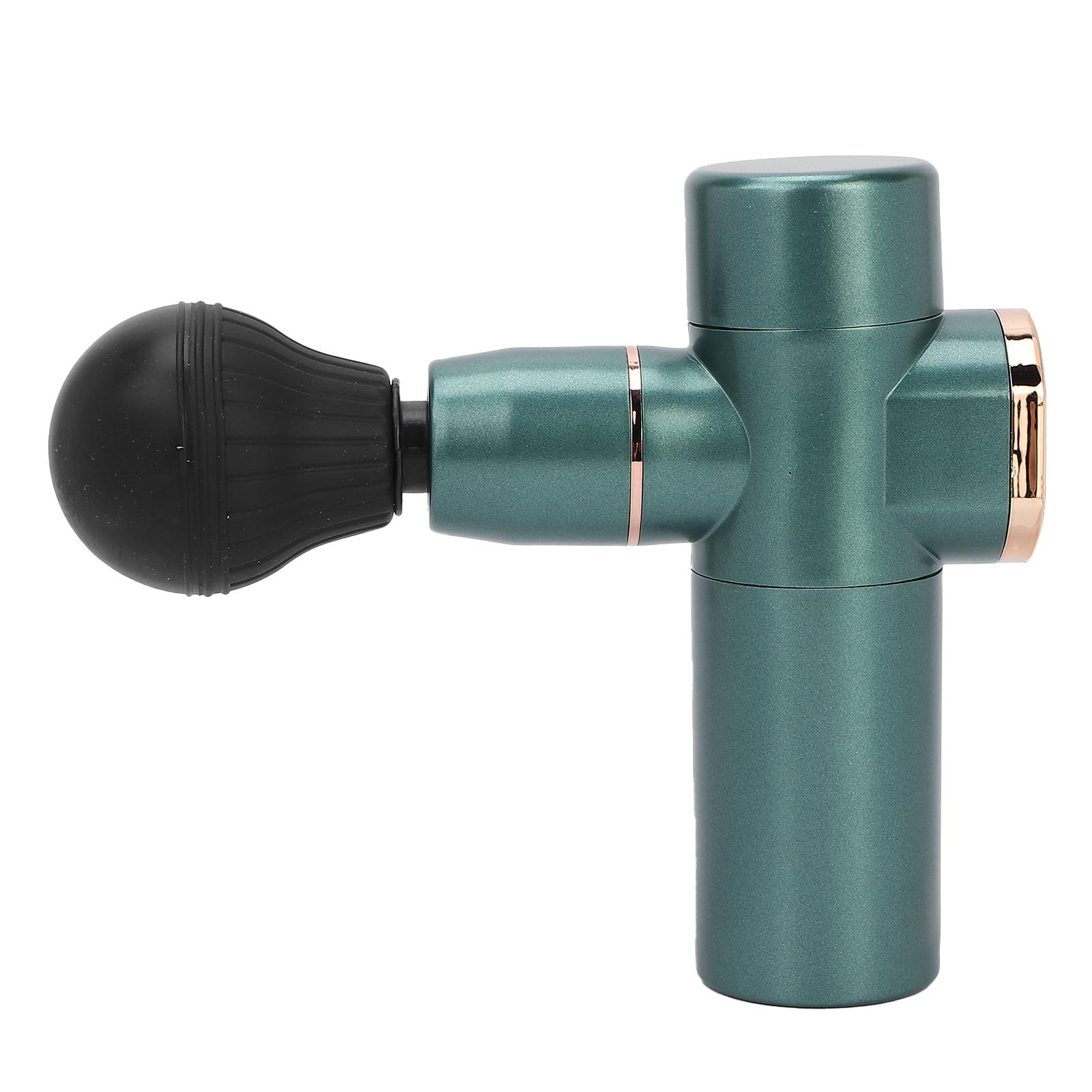 

Электрический пистолет для массажа глубоких тканей, ручной перкуссионный массажер для облегчения боли в мышцах для спортсменов(зеленый зелёный