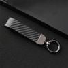For Mercedes Benz Special Edition A-Class W168 W169 W176 W177 Car KeyChain Carbon Fiber Leather Metal Buckle Keyring Accessories