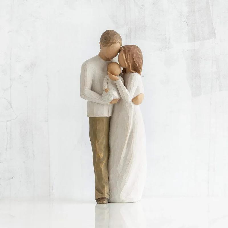 

Resin Figure Statue Ornaments Mother and Child - Home Art, Living Room Bedroom Table Decoration, Crafts Room Decors