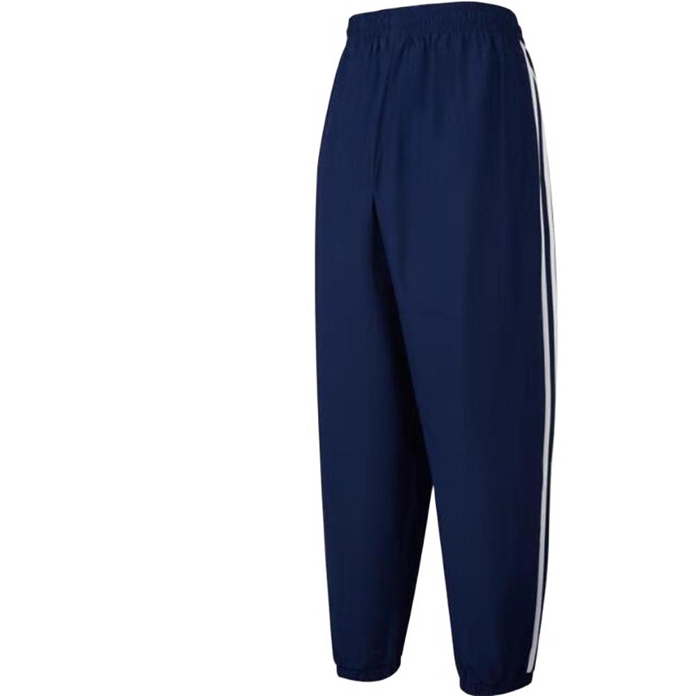 Adidas SS24 Colorful Logo Three Stripes Retro Quick-Dry Lightweight Casual Pants Men bottoms Blue JI7237