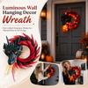 Glowing Hanging Decorative Wreath for Home Wall Door