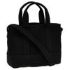 Kenzo Utility Logo Print Cotton Tote Bag Women Tote Bags Black FE68SA910F3699