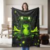 1 Piece Frog-themed Fluffy Fleece Blanket, Perfect for Sofa, Bed, Office. Ideal Gift for Family, Friends, and Holidays.