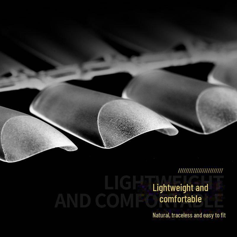 Nail Art Seamless Almond Water Drop Dual-Purpose Extensions - 240 Half-Matte Pieces