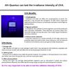 PAR Tests PPFD and UVA Irradiance Display Separate PAR of B with Grow Record PAR AH-Quantuv Meter, (400-750nm) (320-400nm) Intensity. R, G, Light.