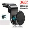 [Magnetic Phone Holder] Magnetic 360-Degree Rotating Car Phone Holder Stand | Adjustable Clip for Air Vent, Universal Vehicle Mount for Hands-Free Use