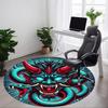 1 Stück Drachenschlange Illustration Stuhl Teppich für Büro Rutschfest, Maschinenwaschbarer Teppich für Büro, Raum - Polyester, Maschinell hergestellt yy251029240