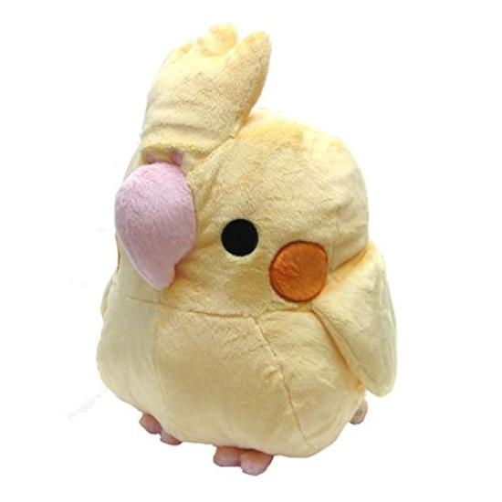 Hamee TST ADVANCE Munyum Cockatiel Plush XL Size Toy, Lutino, Yellow,