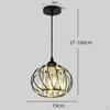 Ceiling Light Fixture LED Pendant Chandelier Adjustable Modern Hanging Lamp for