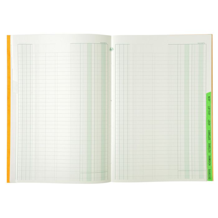 Echéancier - Exacompta - 460E - 72 Pages - 29,7x21 cm - Bleu