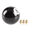 Universal Round Shifter Knob Head Black 8 Ball Racing Acrylic Gear Shift Knob SK-1003-8