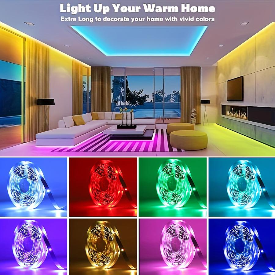 LED-Streifenlichter 10m 20m 30m Musik-Synchronisation RGB LED-Streifenbandlichter für Zimmer Haus Party Dekoration TV-Hintergrundbeleuchtung Flexibles Band