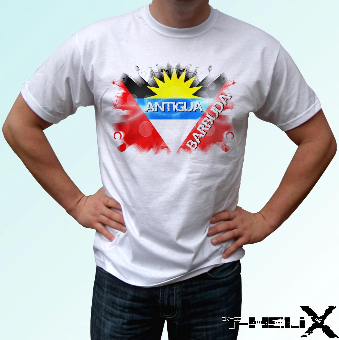 

Antigua and Barbuda flag - white kids boys T-Shirt top design - s s kids & baby 150