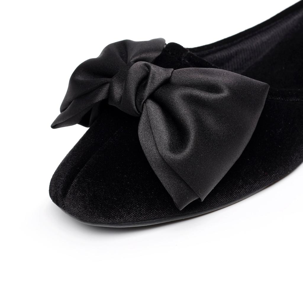 Portable Heeled Slippers with Storage Bag for Entrance and Class 4cm Heel to [MOON ROOM] Graduations, Ceremonies, Visits, (M (up approx. 23.5cm),