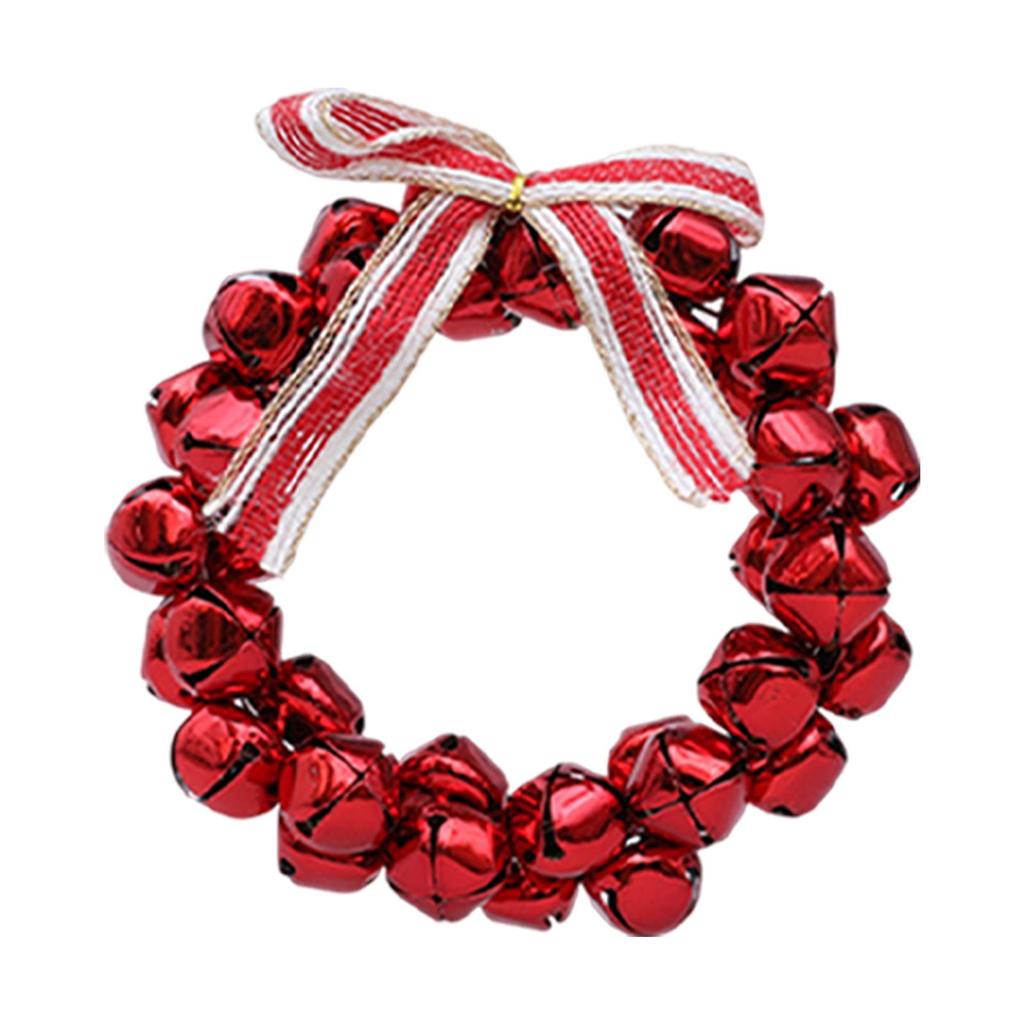 Christmas Bell Garland Accessory Party Supplies Wall Hanging Ornament for Christmas Tree Anniversary Window Bedrooms Outdoor