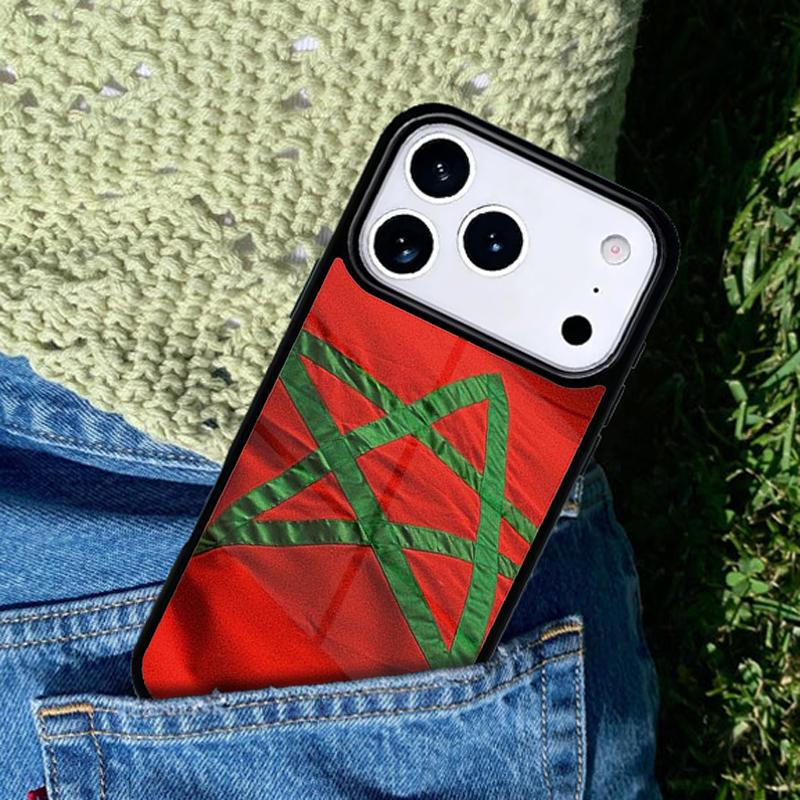 Morocco Flag Moroccan Unique Mobile Phone Case Compatible with IPhone 17 16 15 14 13 12 11Pro Max 17 Air Cover
