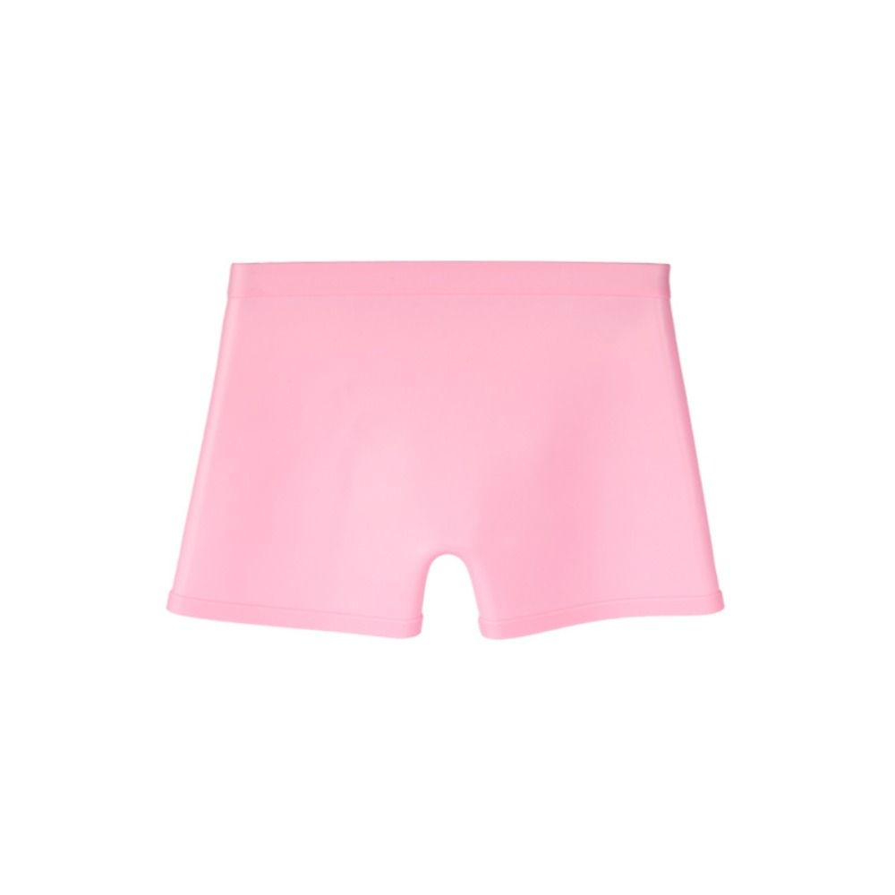 Enfärgad Badshorts Fyrkantiga Badshorts Högelastiska Badshorts