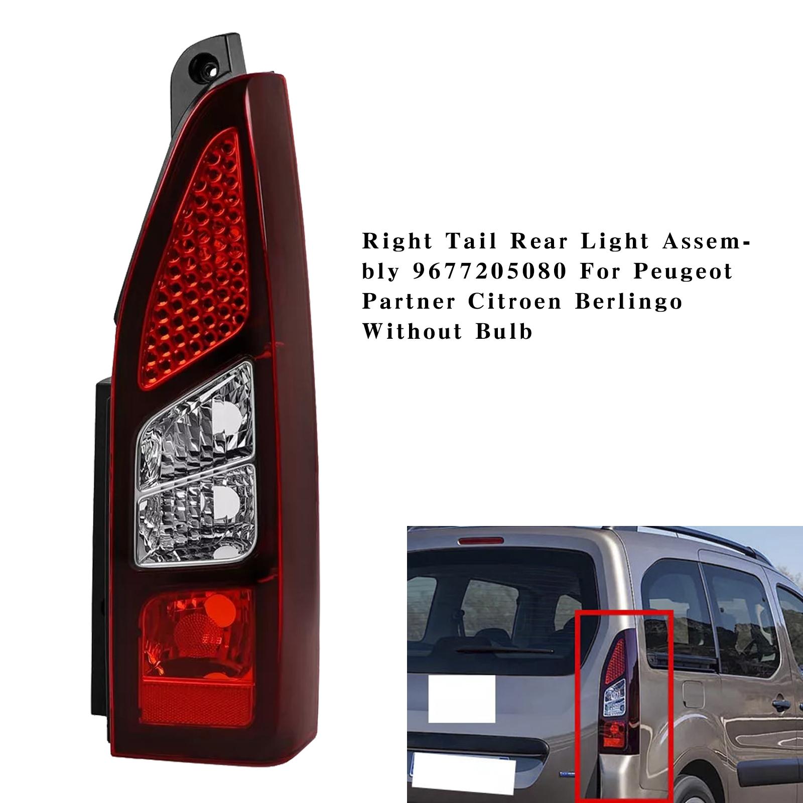 

Задний правый фонарь в сборе 9677205080 для Peugeot Partner Citroen Berlingo